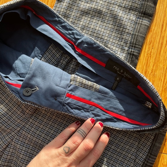 Rag & Bone Wool Blend Trousers - Picture 2 of 7